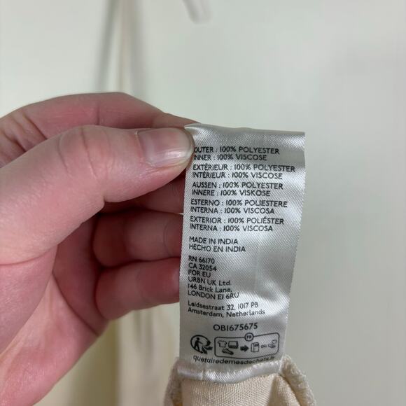 Free People Lightweight Sheer Lined See It Through Floral Long Sleeve Maxi Dress - Picture 15 of 16